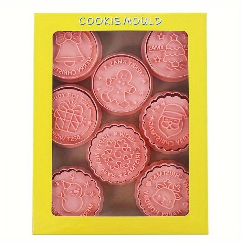 8 darabos Karácsonyi Süteményszaggató Készlet