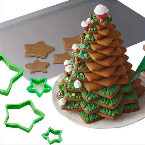 10 darabos Karácsonyi Süteményszaggató Készlet
