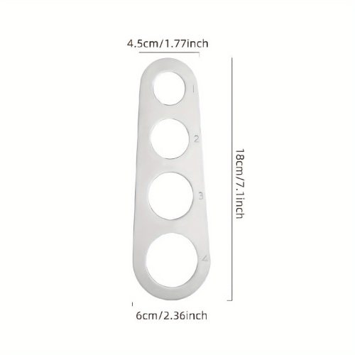 1db, Limiter tésztamérő, rozsdamentes acél tészta mérőeszköz, spagetti mérő, újrafelhasználható tészta adagszabályozás, konyhai kütyük, cikkek, háztartási konyhai eszközök, konyhai kellékek