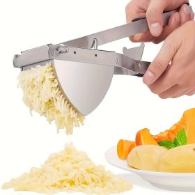   Burgonyanyomó, Rozsdamentes acél burgonyanyomó, Konyhai Zöldségnyomó csúszásmentes fogantyúval