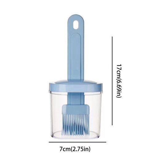 1 készlet, hordozható szilikon palackkefe magas hőmérsékletű főzéshez és grillezéshez - Könnyen tisztítható és tartós