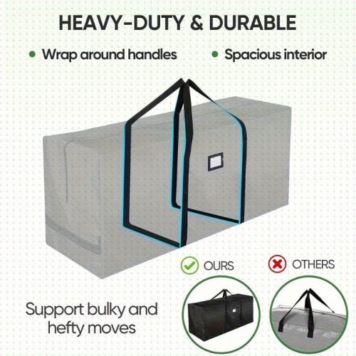 Karácsonyfa tároló táska megerősített fogantyúval és dupla cipzárral