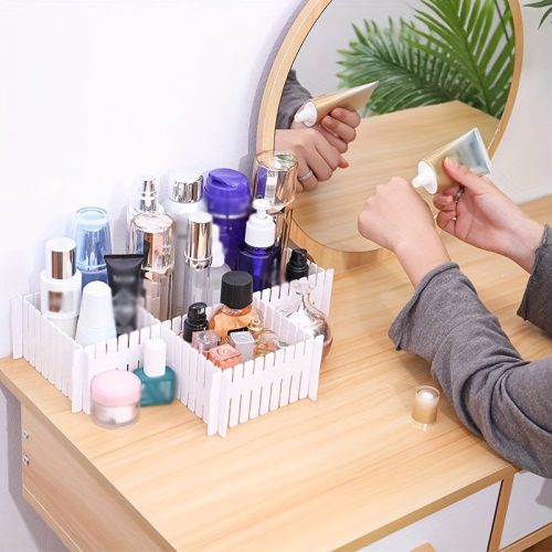 4b műanyag asztali és fiókos rendező elválasztó módosítható méretekkel