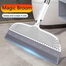   Joybos 2 az 1-ben varázsseprű - Szilikon gumi sörték, rozsdamentes acél fogantyú