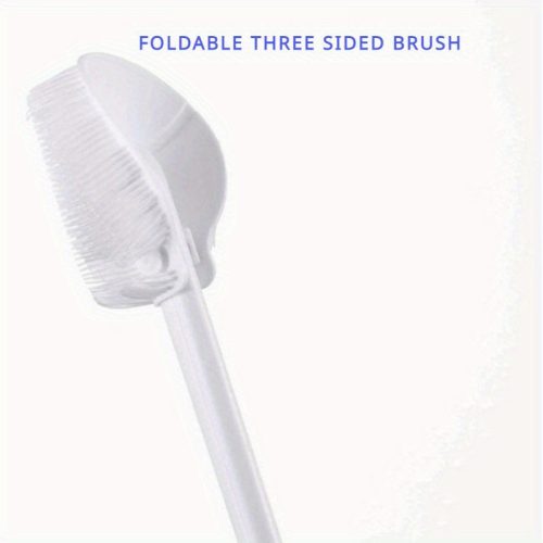 360°-os szilikon pohár tisztítókefe hosszú nyéllel