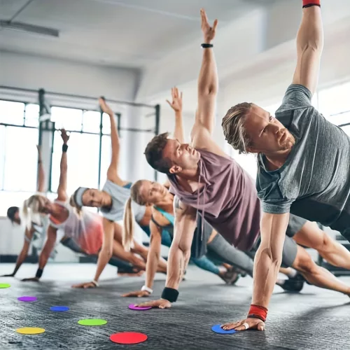 36 db Többszínű szőnyeg korongok