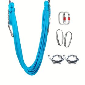   Légi jóga függőágy készlet tartós selyem pántokkal és karabinerrel