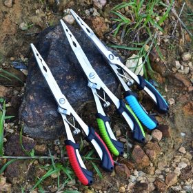   Prémium rozsdamentes acél horgászfogó – többfunkciós horogeltávolító, zsinórvágó és gyűrűnyitó