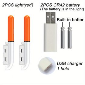   Elektronikus horgászbot világító úszóbot-lámpa, lítium akkumulátoros LED
