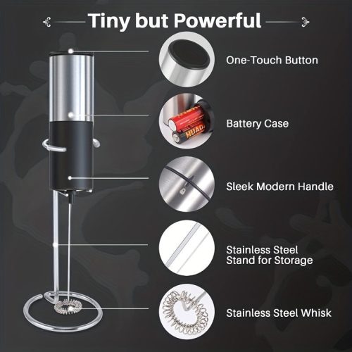 Gyors és egyszerű elektromos tejhabosító kávéhoz és még sok máshoz