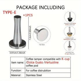   Prémium Rozsdamentes Acél Kávépréselő - Kompatibilis a Nespresso, Vertuoline, Dolce GustoKapszulákkal