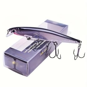   Mesterséges horgász úszó csali, műanyag csali három háromszögű horoggal