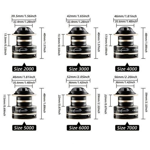 Fém pergető horgász orsó hosszú dobáshoz és édesvízi horgászathoz