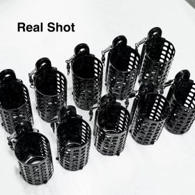   3db fém ponty etető ketrec, horgászcsali tartó és süllyesztő