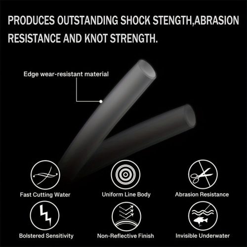 Erős Húzású Átlátszó Nylon Monofil Horgászzsinór