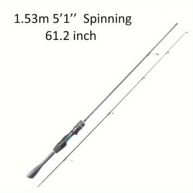   Ultrakönnyű Crappie Panfish Bot Kúpos Nyéllel, Carbon Fishing UL Dobóbottal