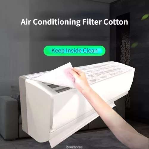 10 db N95 elektrosztatikus légtisztító szűrő falra szerelhető klímákhoz, PM2 szűrésére