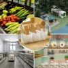 2 db hűtőszekrény oldalsó ajtóra szerelhető tároló rendező ételekhez, zöldségekhez, gyümölcsökhöz 2 db