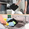 Négyzet alakú gofrisütő forma - ragadásmentes sütőtálca 3,8-6,6 l légkeveréses sütőhöz, mosogatógépbiztos