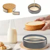 Tapadásmentes szilikon sütőpapír, újrahasználható, hőálló szürke alátét süteményekhez, kenyérhez Szürke
