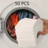 50 db színfogó lap | Színátvitel és mosási színezés megelőzése, mosógépbarát, ruhavédő 50 db