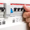 70 db kapcsoló címke matrica, PVC anyagú, otthoni azonosításhoz