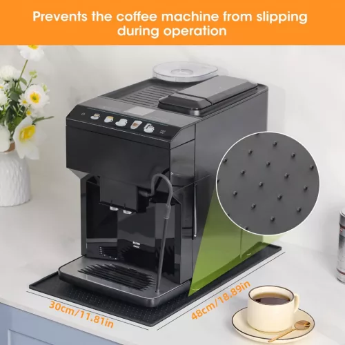 Szilikon alátét kávégépekhez, kompatibilis a De Longhi Magnifica 1 és Philips LatteGo gépekkel Szürke