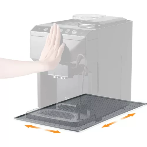 Szilikon alátét kávégépekhez, kompatibilis a De Longhi Magnifica 1 és Philips LatteGo gépekkel Fekete