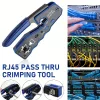 50 db Erős RJ45 krimpelő szett kábelteszterrel, vágóval - Cat5e/Cat5/Cat6 Ethernethez