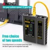 ANENG M469D hálózati kábeltesztelő RJ45/RJ11/RJ12 CAT5 UTP LAN kábelekhez, elemes Sárga