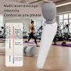 Kézi hordozható masszázspisztoly - USB-C tölthető, ultra-csendes, mélyszöveti masszázs nyakra, hátra, lábakra Fehér