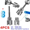 4 db PPR cső menetesző eszköz készlet tömítőszalaggal, DN15 + DN20, PPR és PVC csövekhez