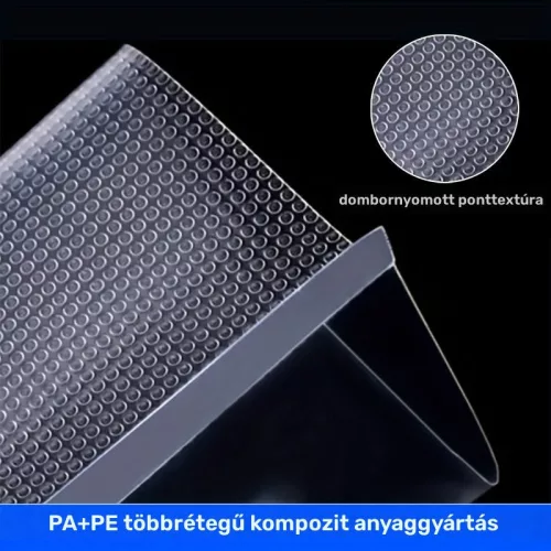 20×300 cm vákuumzáró zsák tekercs élelmiszer-tartósításhoz