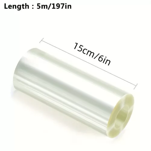 5 m átlátszó tortagallér szalag, 15 cm