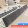 2 db Tartós, újrahasználható felmosóbetét padlóseprűhöz vagy kaparóhoz, 41 cm