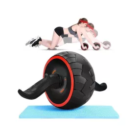   Hasizom edző görgő - edzés kerekes görgő - fitness eszköz - hasizom erősítő - otthoni edzés eszköz - fitnesz roller