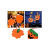 Tök jelmez álca Halloween-ra - gyerek és felnőtt méretben, aranyos narancssárga tök designnal, kiegészítőkkel.