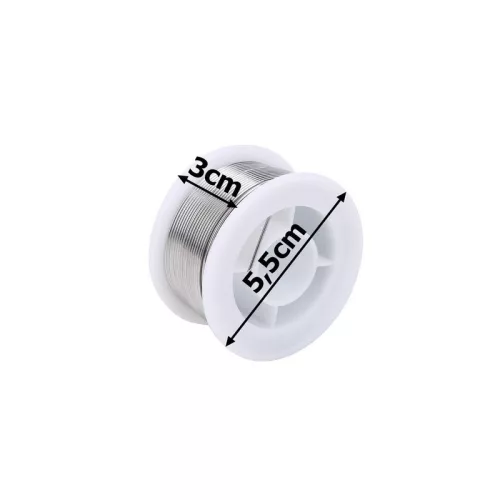 Elektronikai forrasztó ón témával 80g 1mm forrasztótekercs