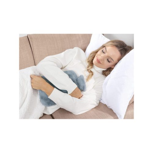 Puha szőrös borítású nagy plüss gumis hőtartó melegítő