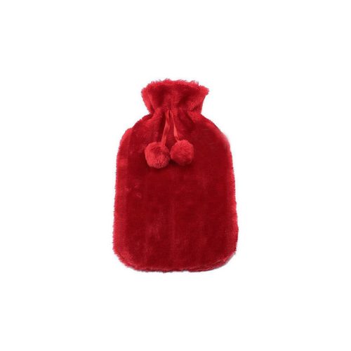 Puha szőrös borítású nagy plüss gumis hőtartó melegítő