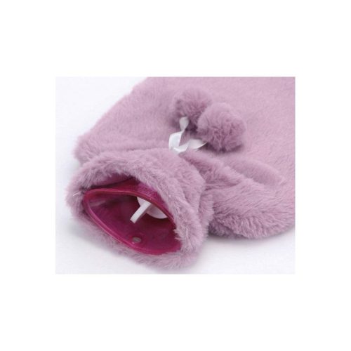 Puha szőrös borítású nagy plüss gumis hőtartó melegítő