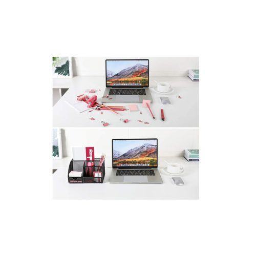 Asztali rendező 6 rekeszes fiókkal - irodai és otthoni szervezés, tárolás, papírok rendezése