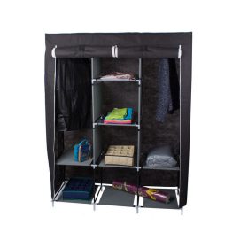   Ruhás szekrény összecsukható textillel, tároló szekrény, öltözködési szekrény, praktikus szekrény