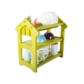   Nagy 3 szintes edény szárító állvány - Konyhai edénytartó szárító 3 polccal