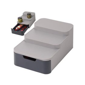   Konyhai szervező kosár háromszintes fiókkal - praktikus tárolás, rendszerezés, könnyű hozzáférés