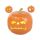 Sütőtök animációs vetítő halloween éjszakai fény