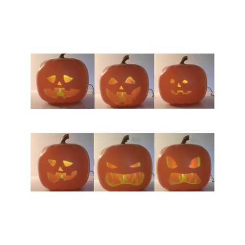 Sütőtök animációs vetítő halloween éjszakai fény