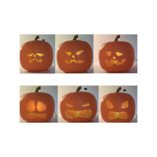 Sütőtök animációs vetítő halloween éjszakai fény