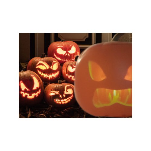 Sütőtök animációs vetítő halloween éjszakai fény