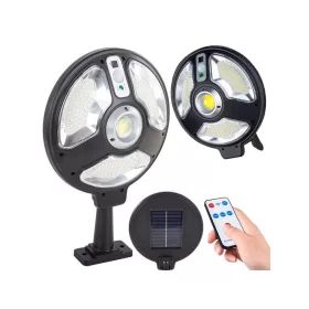   Napenergiával működő lámpa 150 LED-del és alkonyat érzékelővel